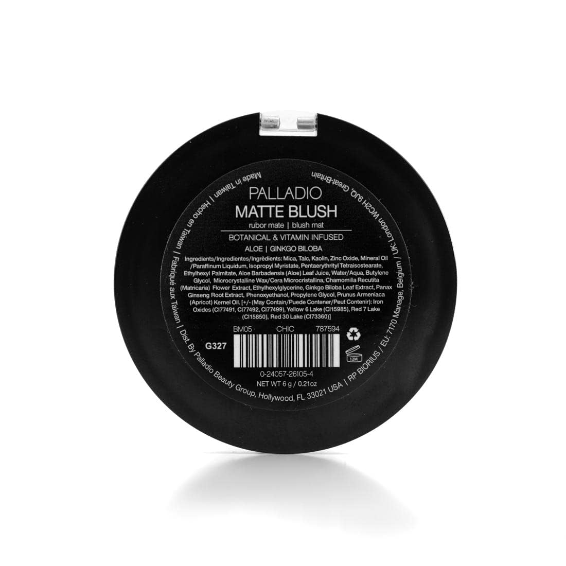 Palladio Matte Blush, Brushes onto Cheeks Smoothly, Soft Matte Look and Even Finish, Flawless Velvety Coverage, Effortless Blending Makeup, Flatters Beauty & Personal Care Palladio