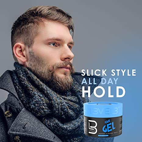 L3 - Hair Gel - Super Strong Hold - Flake Free - Long Lasting Shine - For Men and Women - Level 3 Gel - Add Volume and Texture Beauty & Personal Care L3