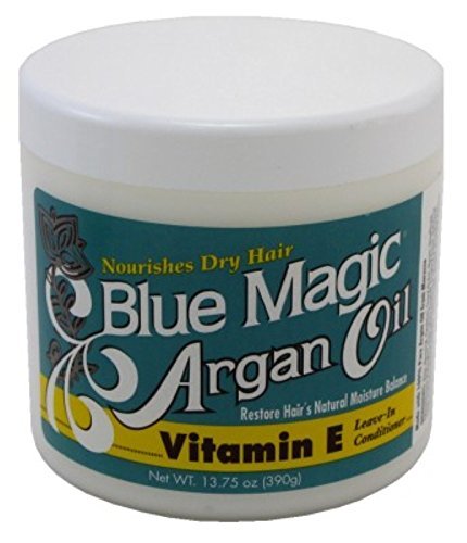 BLUE MAGIC Argan Oil & Vitamin-e Leave-in Conditioner 13.75 Oz, Blue (BLMARG) Beauty & Personal Care Blue Magic
