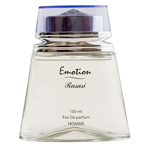 RASASI Emotion for Men EDP - Eau De Parfum 100 ML (3.4 oz) | Middle Eastern | Encaptures Fresh Notes or Bergamot & Orange Blossom in Opening, Floral Beauty & Personal Care RASASI