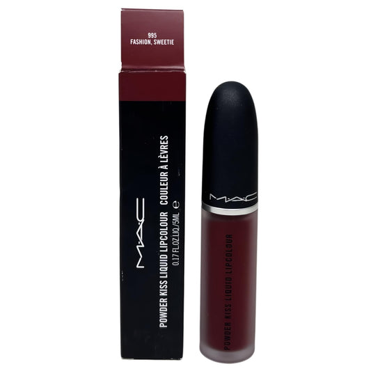 M·A·C Cosmetics Powder Kiss Liquid Lipcolour - 995 Fashion Sweetie (.17 fl oz / 5 mL) Beauty & Personal Care MAC