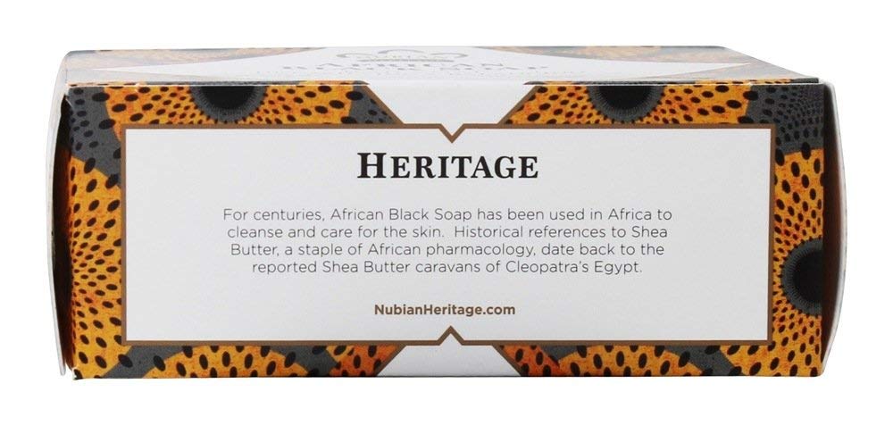 Nubian Heritage Soap Bar, African Black, 5 Ounce Beauty & Personal Care Nubian Heritage