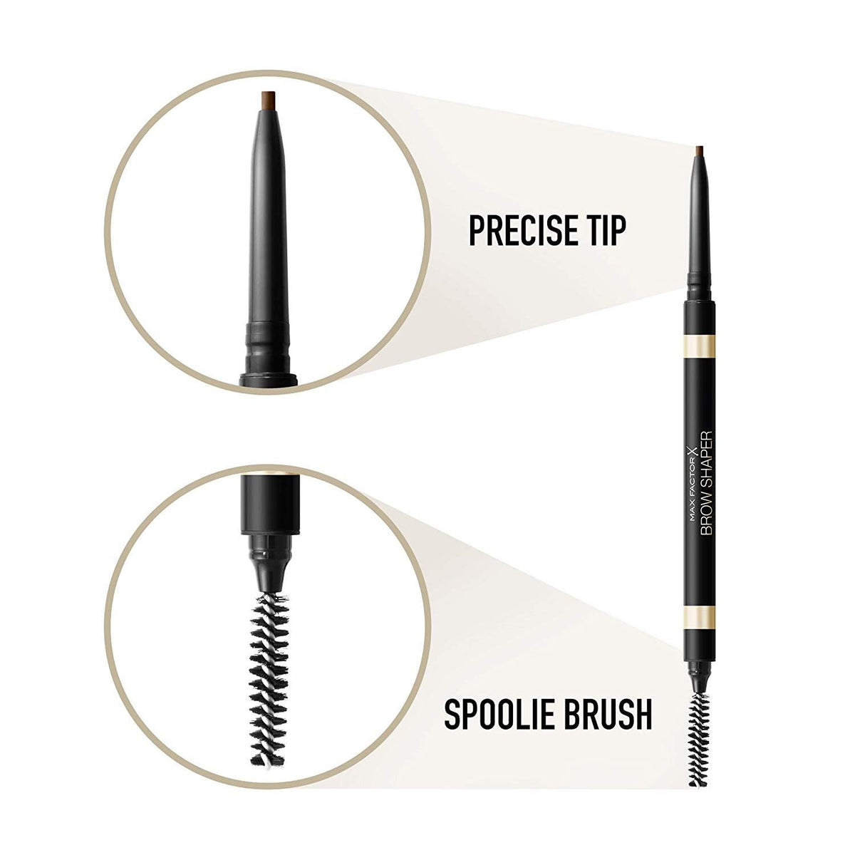 Max Factor Brow Shaper Pencil for Women, 30 Deep Brown, 0.1 Ounce Beauty & Personal Care Max Factor