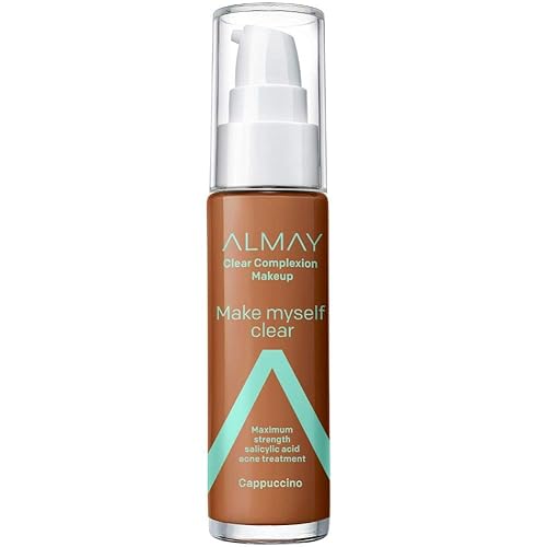 Almay Clear Complexion Makeup, Matte Finish Liquid Foundation with Salicylic Acid, Hypoallergenic, Cruelty Free, -Fragrance Free, Dermatologist Beauty & Personal Care Almay