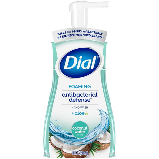 Antibacterial Foaming Hand Wash, Coconut Water Scent, 10 oz, 8/Carton Beauty & Personal Care Dial Professional