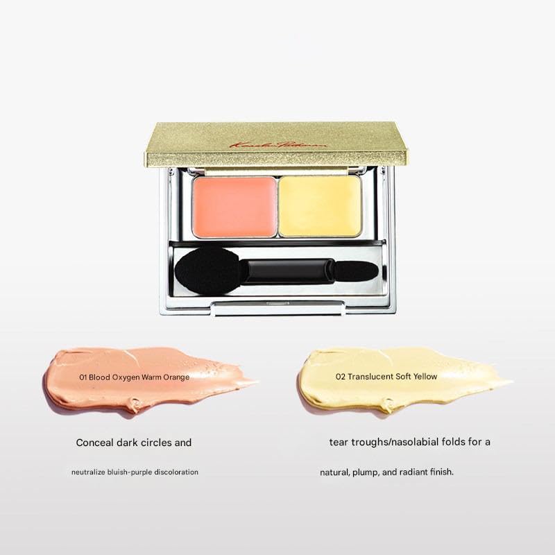 1 PC Kesalan Patharan Eye Concealer, 2 Colors Under Eye Concealer Cream, 1.4g Beauty & Personal Care ChongTai