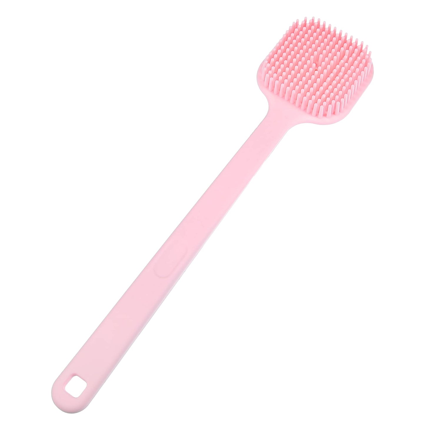 VOCOSTE Soft Silicone Bath Brush, Non-Slip Back Scrubber Shower with Long Handle for Men and Women, Pink Beauty and Personal Care VOCOSTE