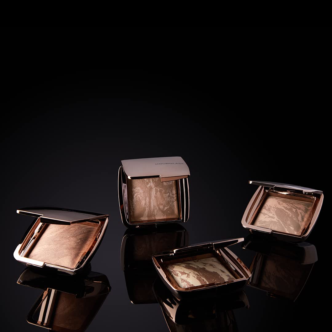 Hourglass Ambient Lighting Bronzer in Luminous Bronze Light. Highlighting Bronzer for a Natural Sun-Kissed Glow. Vegan and Cruelty-Free. Beauty & Personal Care HOURGLASS