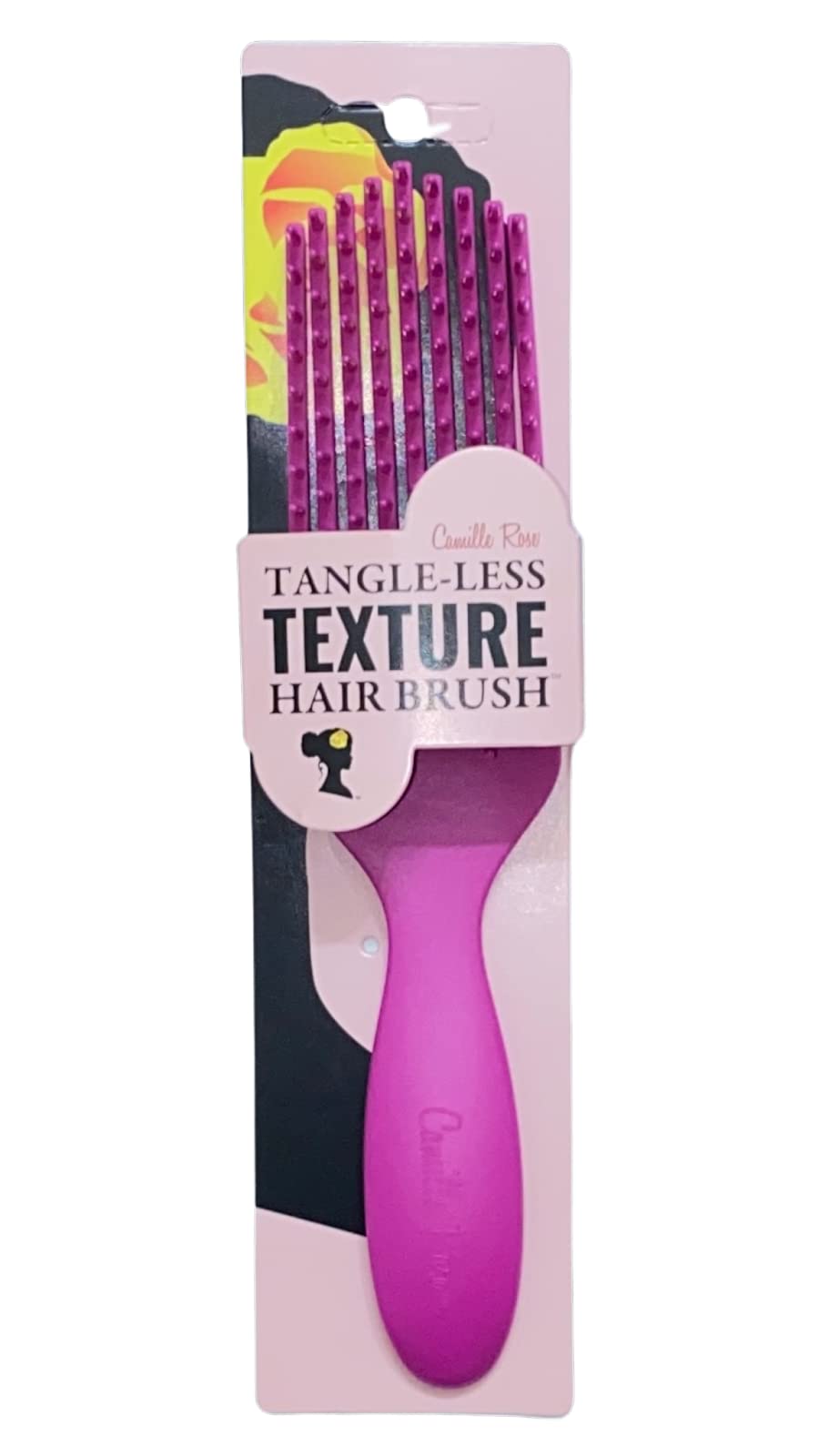 Camille Rose Hair Brush, Tangle-less Texture, Detangling Brush for All Hair Textures, Removes Tangles, Pink Beauty & Personal Care Camille Rose