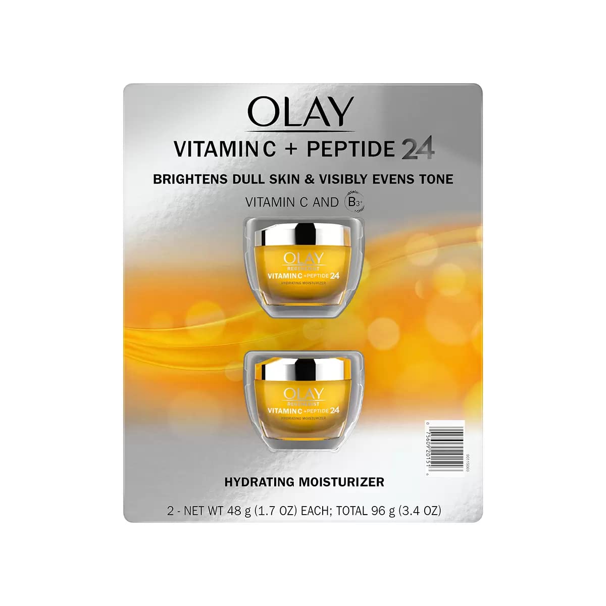 Olay Regenerist Vitamin C + Peptide 24 Face Moisturizer, 1.7 Ounce (2 Count) Beauty & Personal Care Olay