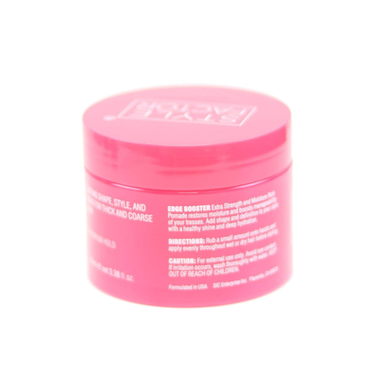 Edge Booster Style Factor Extra Strength Moisture Rich Pomade | Thick Coarse Hair (Pink Beryl) Beauty & Personal Care EDGEBOOSTER