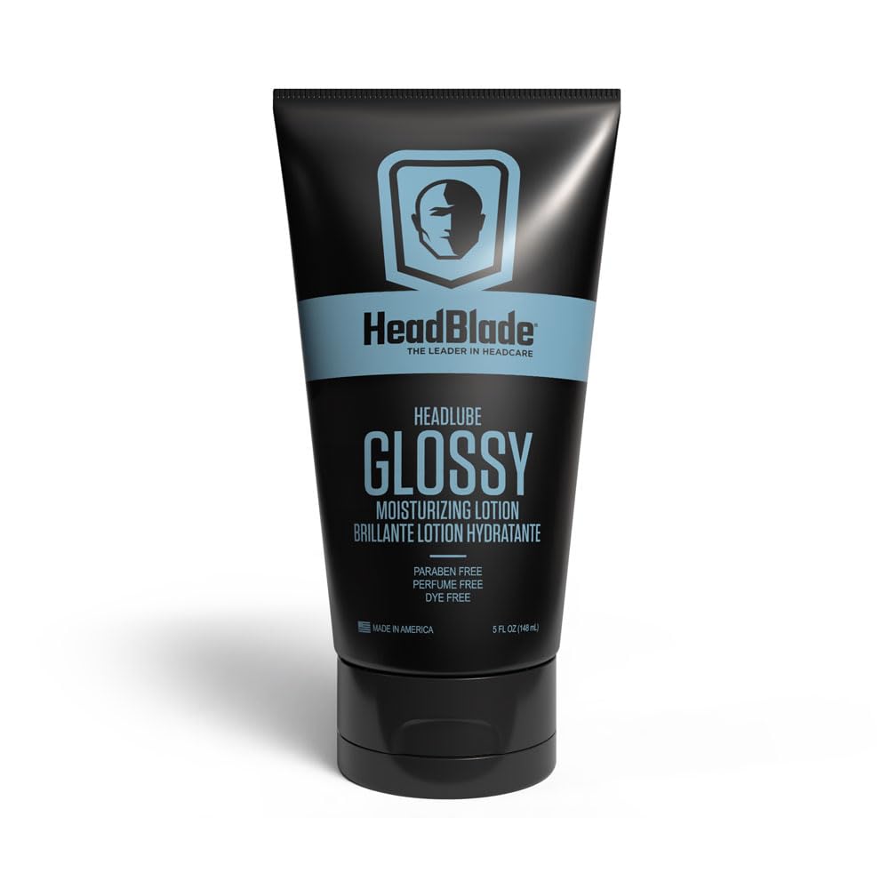 HeadBlade HeadLube Glossy Aftershave Moisturizer Lotion for Men (5 oz) - Leaves Head Shiny and Grease-Free Beauty & Personal Care Headblade