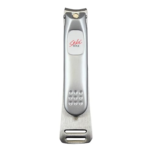 Seki Edge Nail Clippers (SS-106) - Stainless Steel Fingernail Clippers for Men & Women - Sharp Cutting Edges for Thick Nails - Professional & Home Use Beauty & Personal Care Seki EDGE