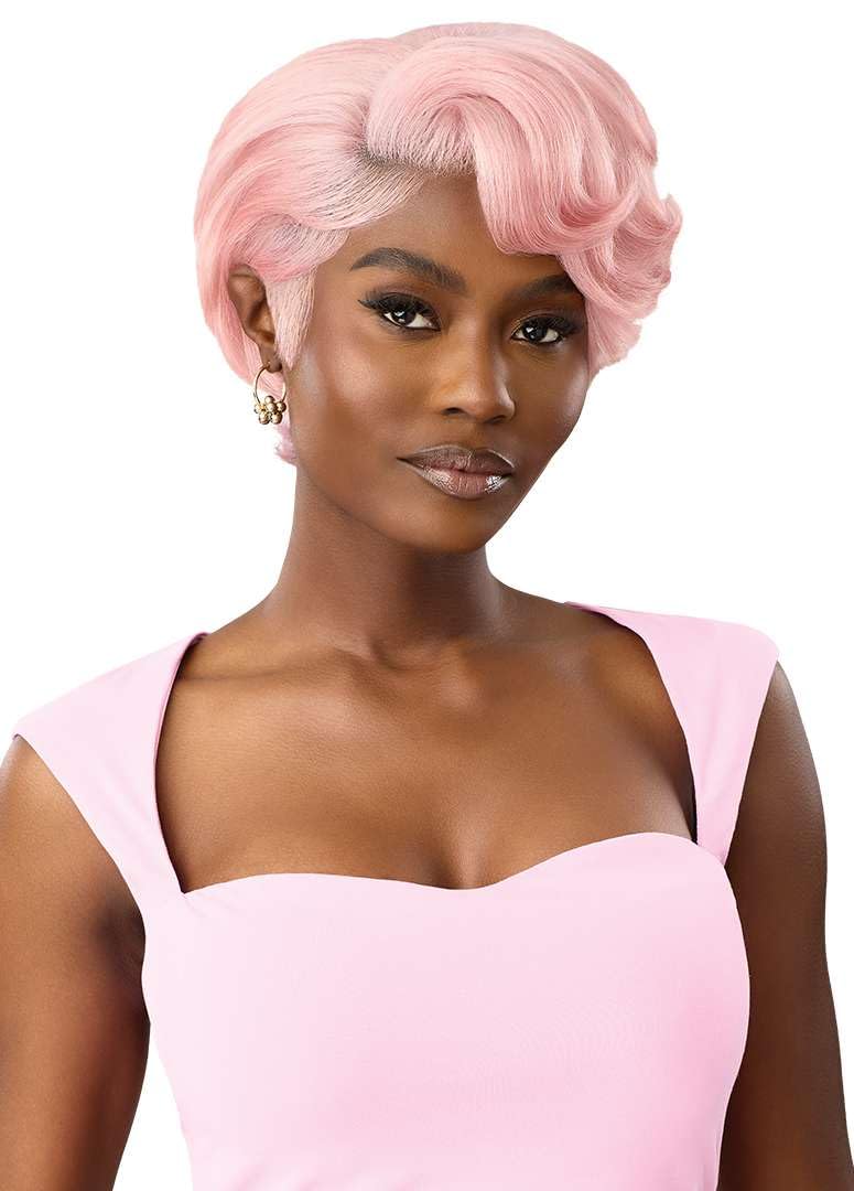 Outre Lace Front Wig - Perfect Hair Line 13X4 - Swoop Series - Swoop 15 (DR2/CINNAMON SPICE)