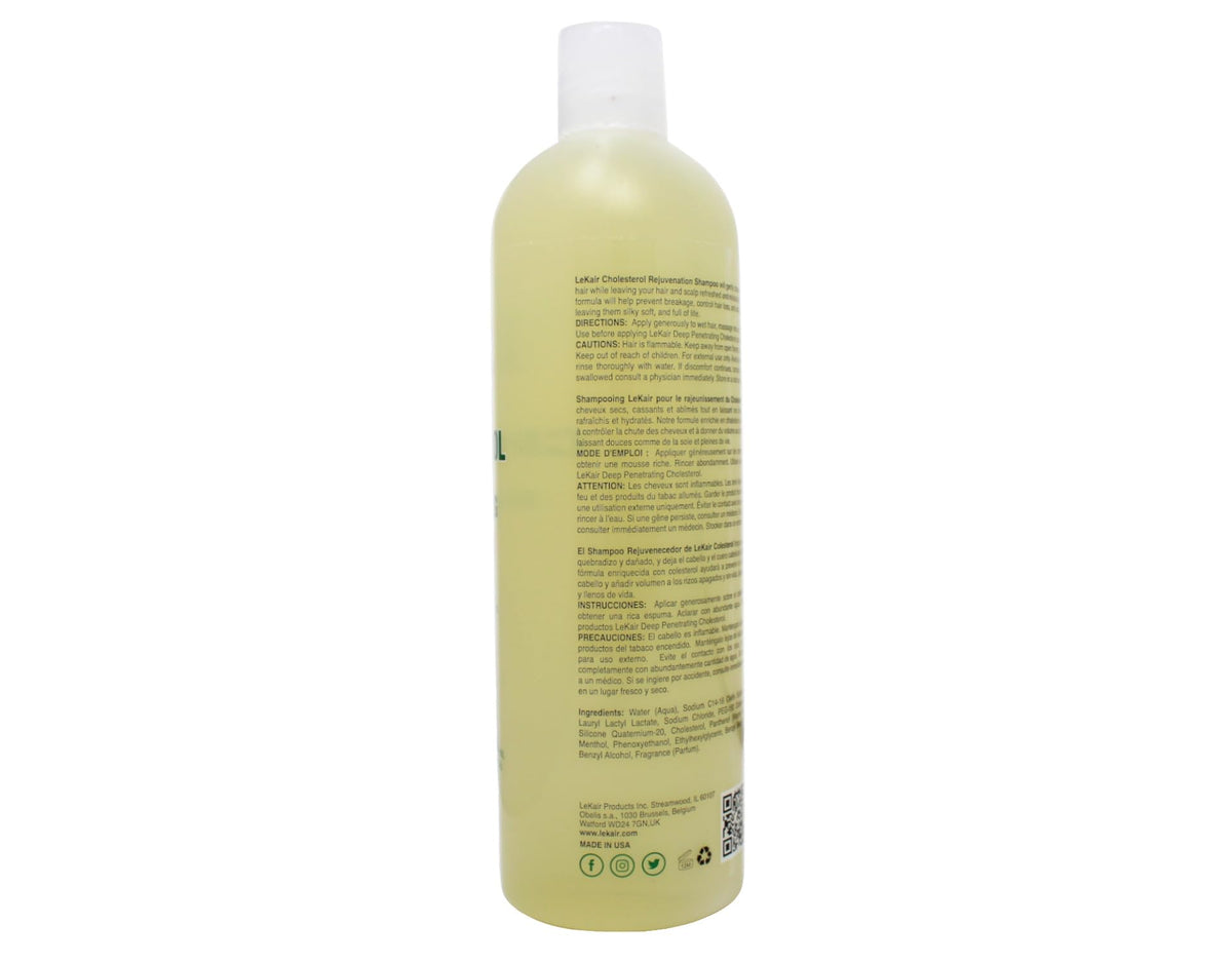 le Kair Cholesterol Rejuvenating Shampoo for All Hair Types 16 fl. oz