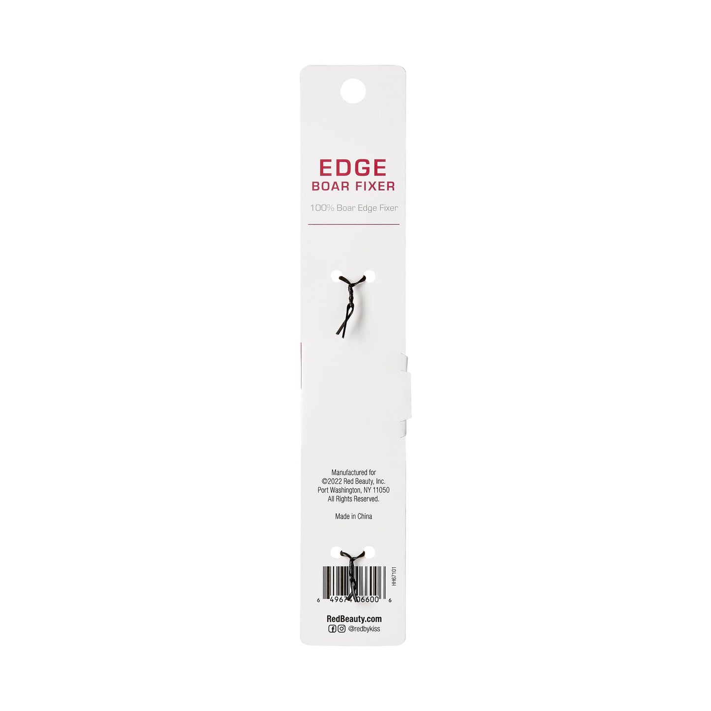 Red by Kiss Ultimate Edge Fixer Professional Boar Hair Brush (100% Boar Hair) (BSH25) Beauty & Personal Care Red by Kiss