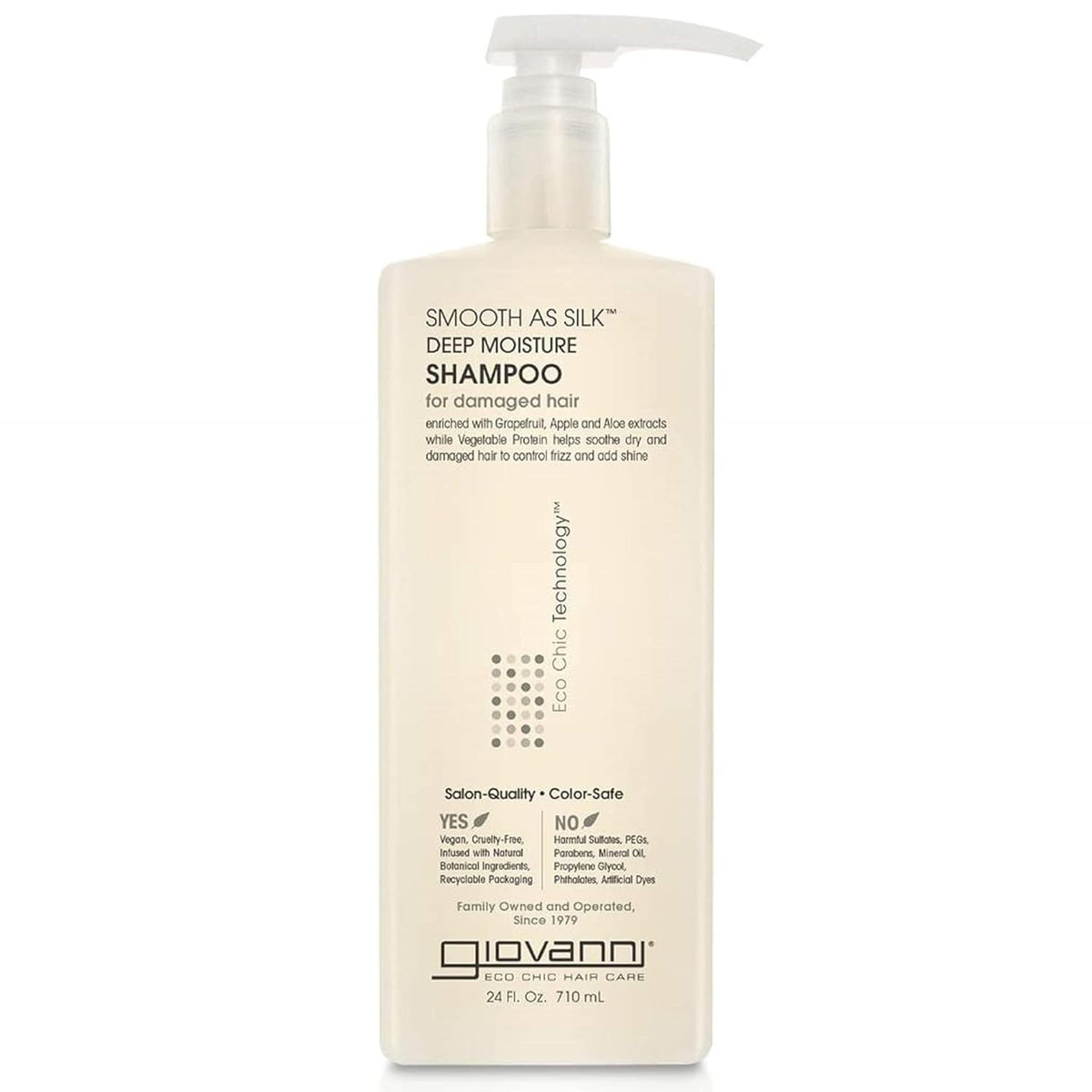 GIOVANNI Smooth as Silk Deep Moisture Shampoo, 24 Fl Oz (Pack of 1)