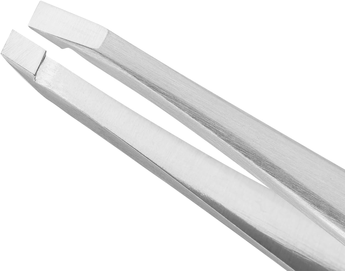 ZWILLING Beauty TWINOX Straight Tip Tweezers, Straight Tip for Precise Hair Plucking, Durable Stainless-Steel Tweezers, Premium Facial Care, Silver Beauty and Personal Care ZWILLING Beauty