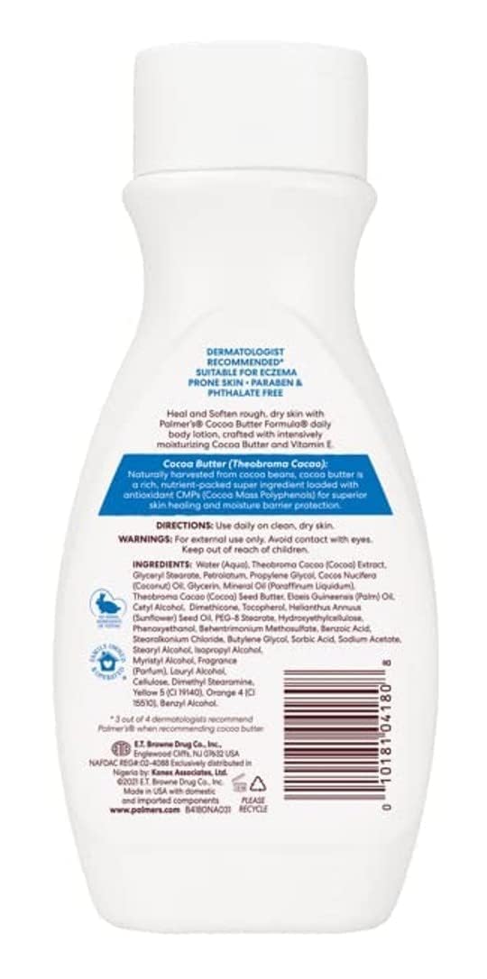 Palmers Cocoa Butter Lotion 8.5 Ounce With Vitamin-E (251ml) (2 Pack) Beauty & Personal Care Palmer's