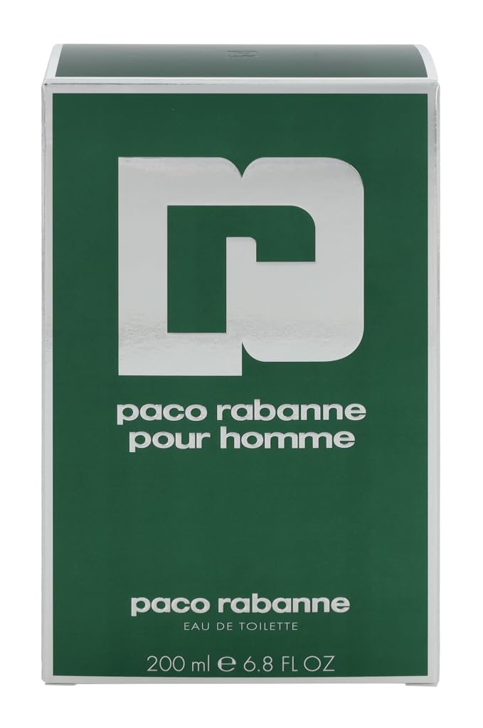 Paco Rabanne Pour Homme Eau de Toilette Splash Spray, 6.7 Ounce Beauty & Personal Care paco rabanne