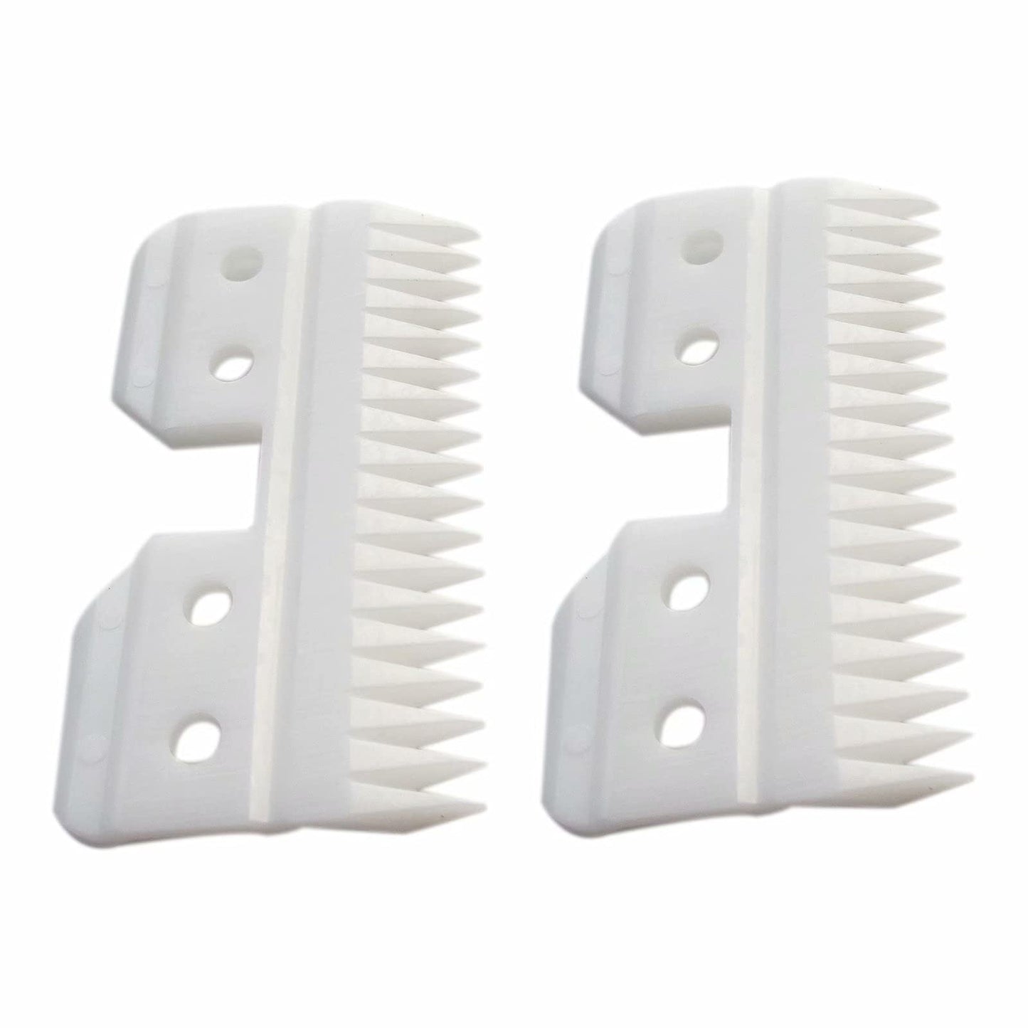 eStarpro 2Pcs Fast Feed Ceramic Blades, Fast Feed replacement blade, Fast Feed Ceramic cutters compliable with Oster fast feed clipper Beauty and Personal Care eStarpro