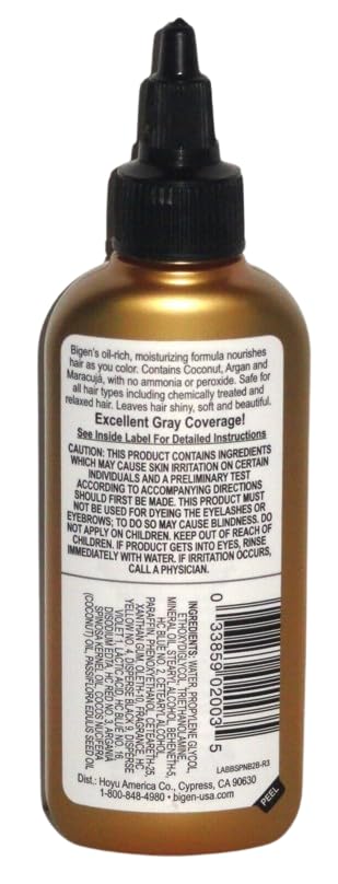 Bigen Semi-Permanent Haircolor #Nb2 Natural Black 3 Ounce (88ml) (2 Pack) Beauty & Personal Care Bigen