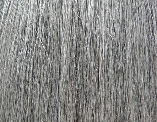 Foxy Silver DS014 Color 51 Light Gray Wigs Curly Medium Length Hairpiece Synthetic Drawstring Ponytail African American Womens Spiral Grey