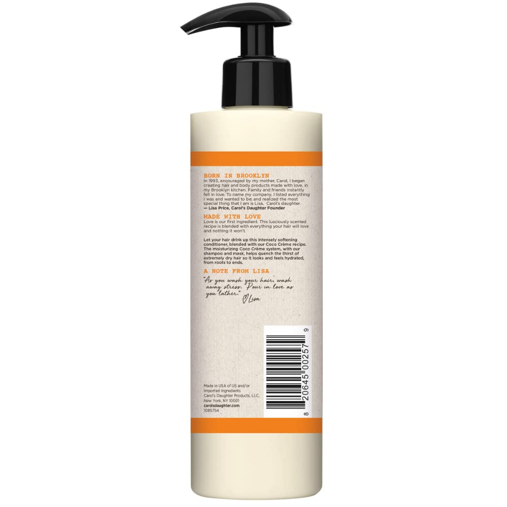 Carol’s Daughter Coco Creme Curl Quenching Conditioner for Very Dry Hair, with Coconut Oil, Paraben Free Conditioner for Curly Hair, 12 oz Beauty & Personal Care Carol's Daughter