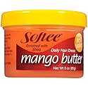 Softee Mango Shea Butter Daily Hair Dress, 3 Ounce Jar (1) Beauty & Personal Care Softee