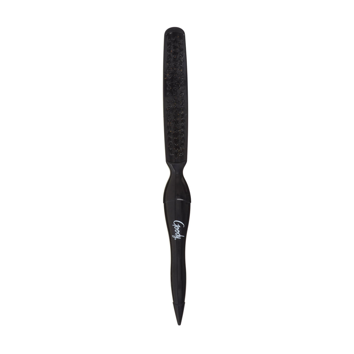 Goody Shine On Boar Edge Brush, Boar Bristle with Long Sectioning Tail, Smoothens Fly-Aways, Use as a Styling Brush, All Hair Types, Textures Beauty & Personal Care GOODY