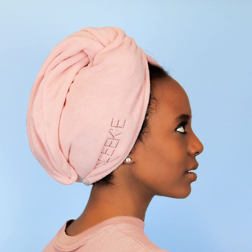 Sleek'e Microfiber Hair Wrap | Ultra Absorbent and Soft Anti-Frizz Quick Dry Hair Turban Twist Towel for Drying Thick, Curly, and Long Hair (Millenial
