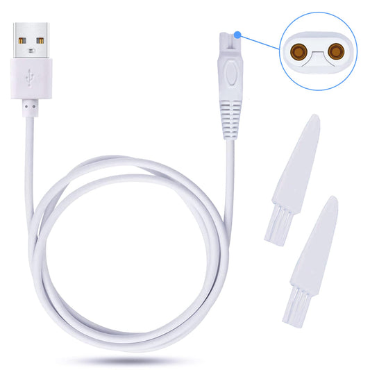 Shaver Charger for Finishing Touch Flawless Body Rechargeable Ladies Shaver Power Cord 5V Replacement Charger USB Women Trimmer Charging Cable Beauty and Personal Care INVODA