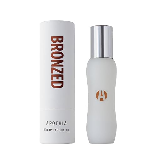 APOTHIA BRONZED | Perfume Oil Roll On | Orange Blossom, Jasmine, Bergamot & Musk | Long-Lasting Alcohol Free Perfume Oil for Women | Clean I Non-Toxic Beauty & Personal Care APOTHIA