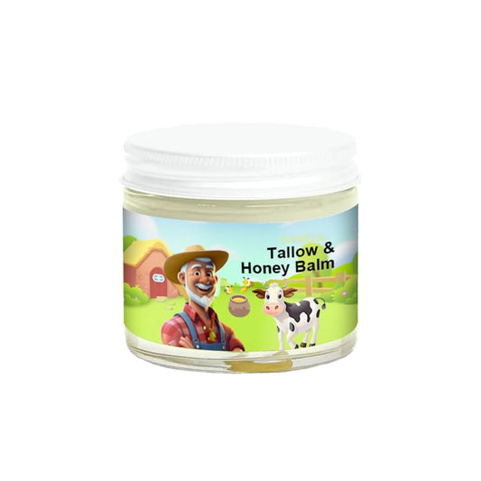 SVPMECN Tallow and Honey Balm, Tallow Face Moisturizer, Grass-Fed Beef Tallow & Raw Wild Honey for Smooth, Natural Formula, Hydrated Skin Beauty and Personal Care SVPMECN Default Title