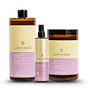Linange Milk & Keratin Set: 33.8 Oz Shampoo, 33.8 Oz Mask, 8.45 Oz Leave-in Conditioner Spray (Free Starry Sexy Kiss Lip Plumping) Beauty & Personal Care LINANGE