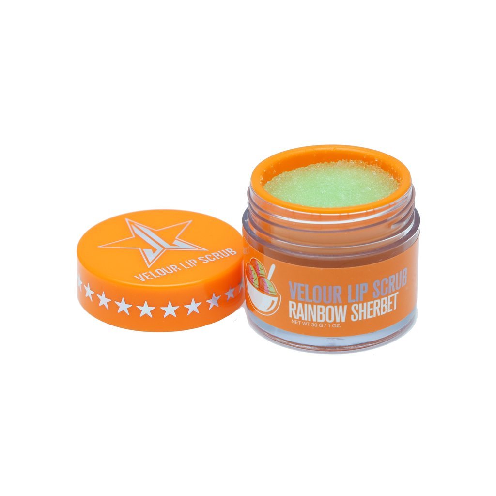 Jeffree Star Summer Collection Velour Lip Scrub - Rainbow Sherbet Beauty and Personal Care Jeffree Star