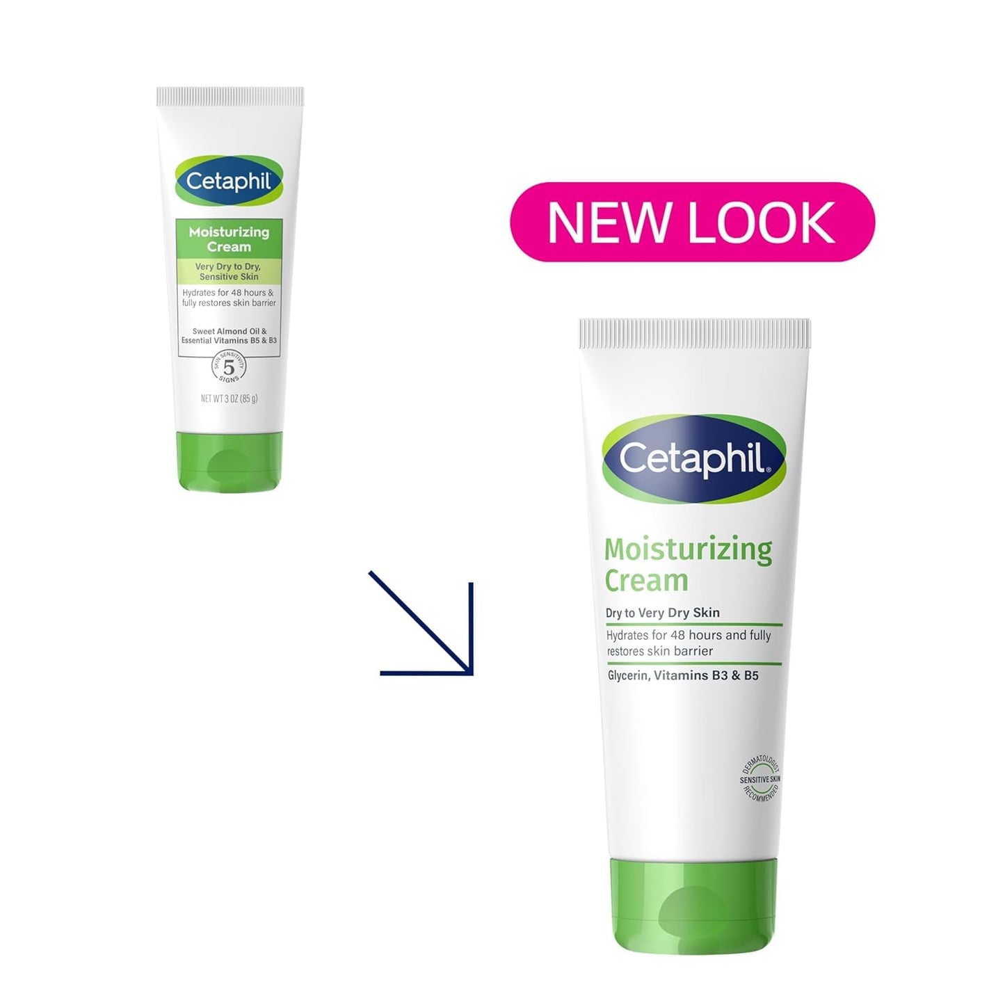 Cetaphil Moisturizing Cream, Fragrance-Free, 3 Ounces each (Value Pack of 5) Beauty & Personal Care Cetaphil
