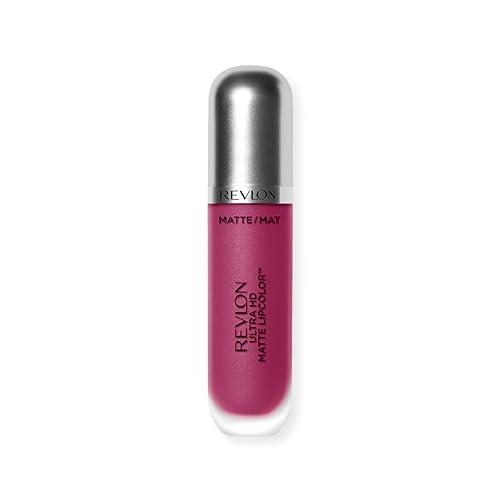 REVLON Ultra HD Matte Lipcolor, Velvety Lightweight Matte Liquid Lipstick in Pink, Addiction (610), 0.2 oz Beauty & Personal Care REVLON