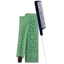 Igora Zero AMM 9-50 Extra Light Blonde Gold Hair Color | No Ammonia Permanent Color Creme Hair Dye 2.1 oz and M Hair Designs Pin Tail Comb (Bundle) Beauty & Personal Care M Hair Designs