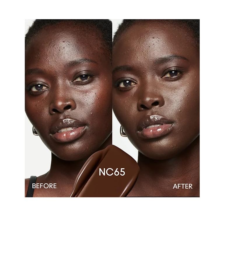 MAC Studio Fix Fluid SPF 15 24HR Matte Foundation + Oil Control, NC65, 1 Ounce Beauty & Personal Care MAC