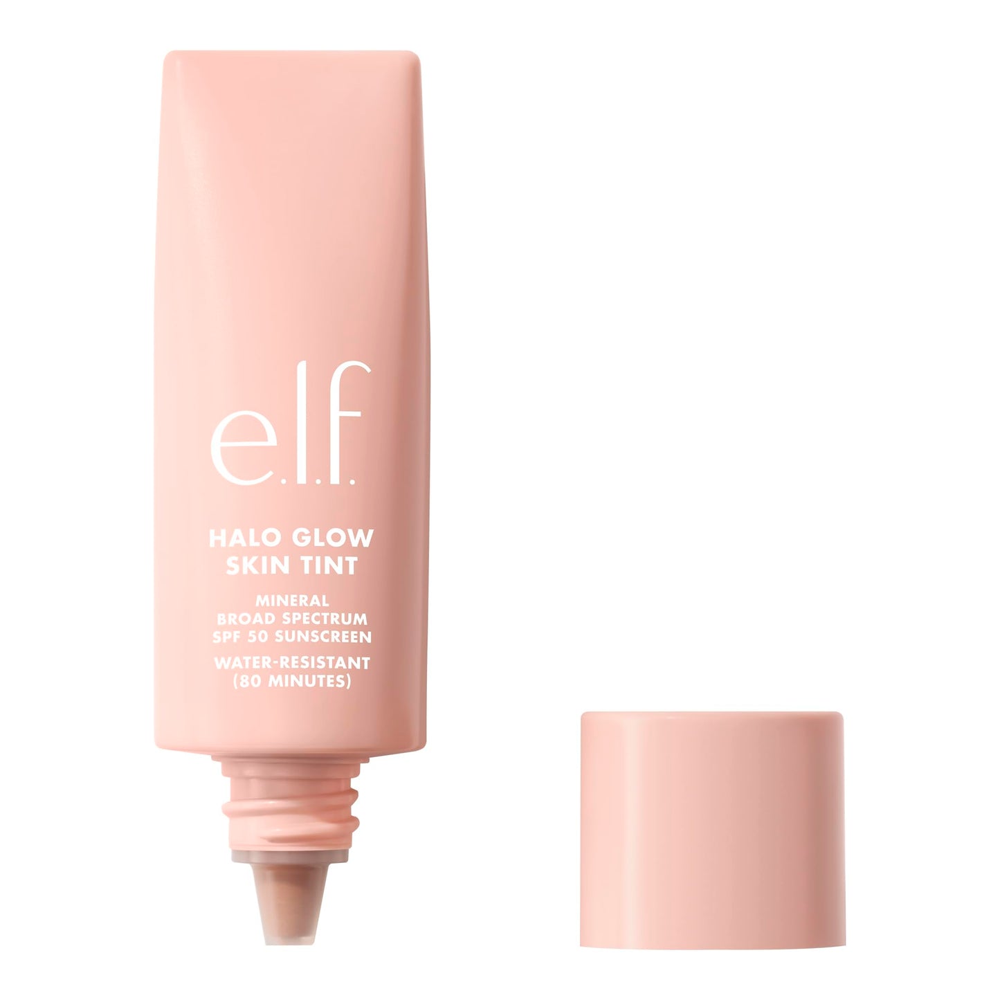 e.l.f. Halo Glow Skin Tint SPF 50, Tinted Moisturizer For Light, Buildable Coverage, Creates A Natural Glow, Vegan , 12 Tan Cool Beauty & Personal Care e.l.f.