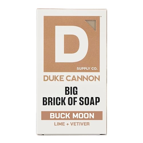 Duke Cannon Supply Co. Extra Large Bar Soap - Men's Natural Soap with Masculine Scents - Lime + Vetiver - Made in the USA with Domestic & Globally Beauty & Personal Care Duke Cannon Supply Co.
