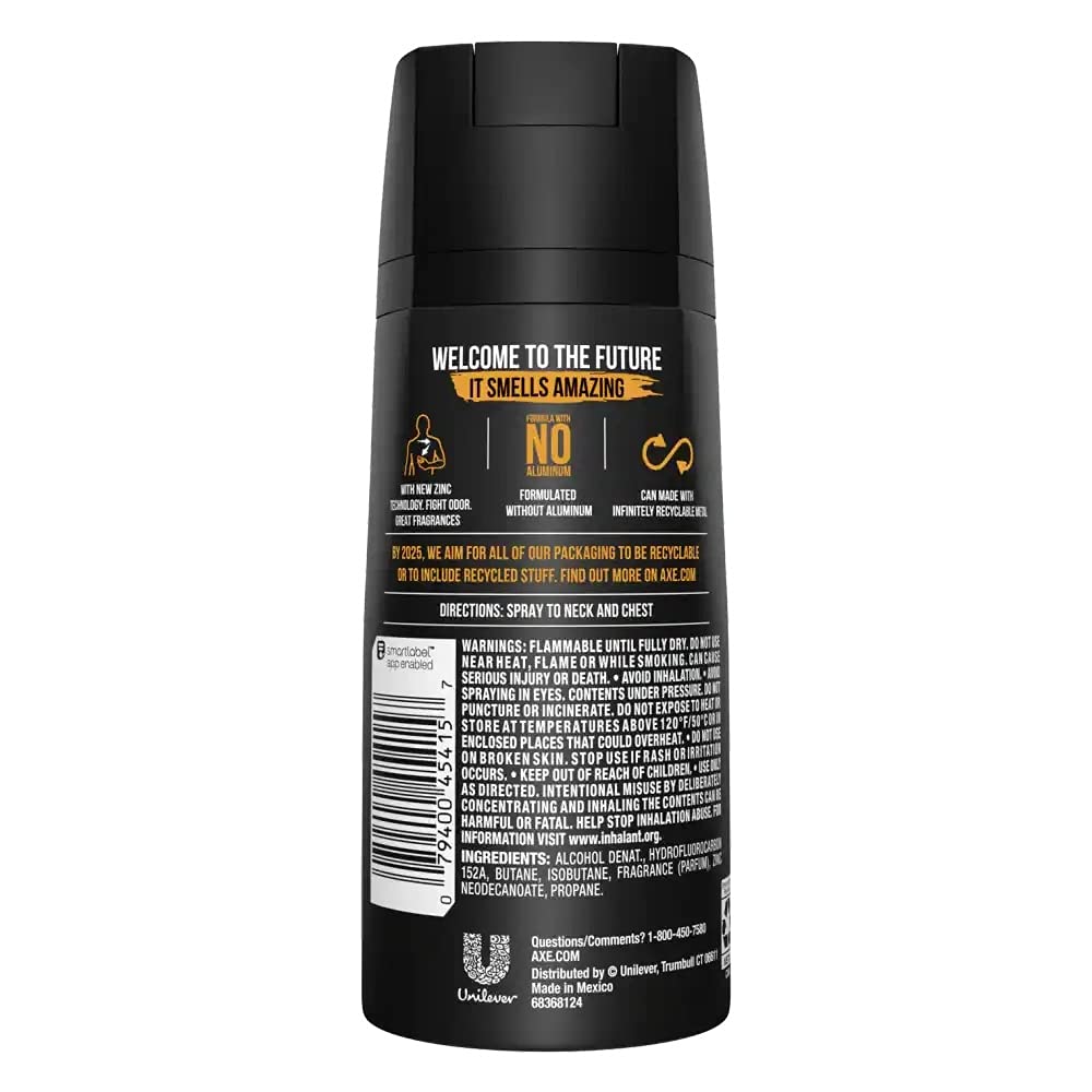 AXE Body Spray for Men, Gold, 4 oz Beauty & Personal Care AXE
