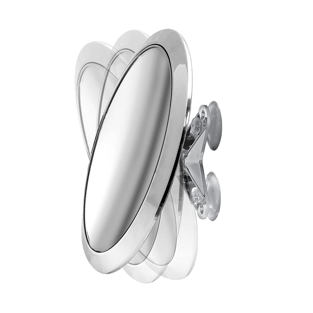 Britta Products Large 8" Suction Mount Mirror - 5X Magnifying Vanity Makeup Mirror with 3-Point Suction, Pivoting, Rotating and Locking Beauty & Personal Care Britta Products