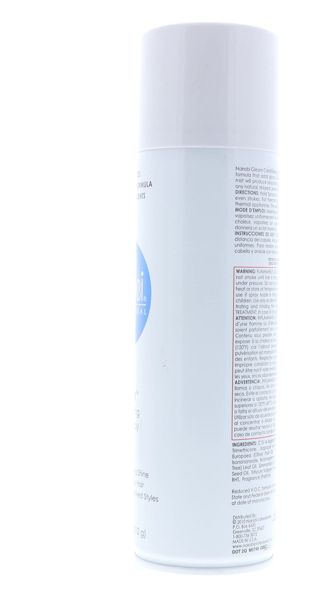 Gleam Conditioning Sheen Spray by Nairobi for Unisex - 11 Ounce Hair Spray Beauty & Personal Care Jitonrad