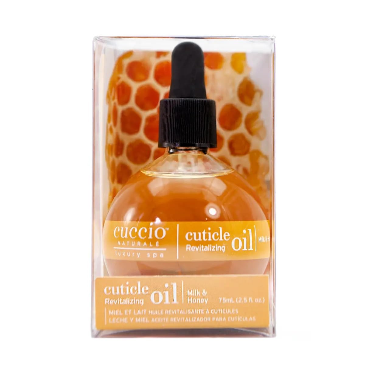 Cuccio Revitalize Cuticle Oil, Milk and Honey,Super-Penetrating - Nourish, Soothe & Moisturize 2.5 Ounce (2) Beauty & Personal Care Cuccio