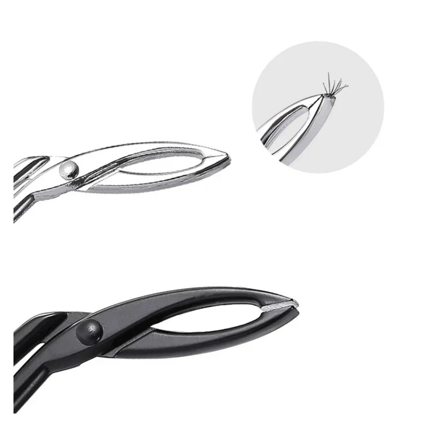 Stainless Steel Elbow Eyebrow Pliers Clip Scissors Tweezers Straight Pointed Professional Plucking Makeup Beauty Tools(Silver straightmouth) Beauty and Personal Care ZXYZXYZZ