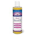 HERITAGE STORE Sweet Almond Oil with Vitamin E, Unscented (Btl-Plastic) | 8oz Beauty & Personal Care HERITAGE STORE