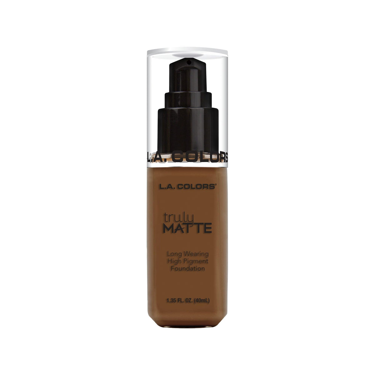 L.A. COLORS Truly Matte Foundation, Mahogany CLM364 Beauty & Personal Care L.A. COLORS