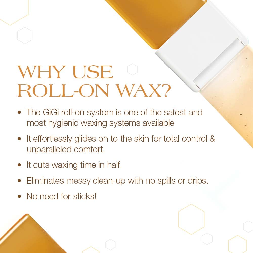 GiGi All Purpose Honee Roll-On Hair Removal Wax, Easy and Quick, Soft Wax Refill, 2.8 oz., Pack of 12 Beauty and Personal Care GIGI